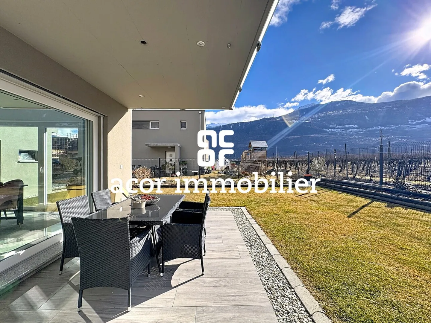 Vétroz - Villa moderna 4½ con grande giardino - Foto 5 di 11