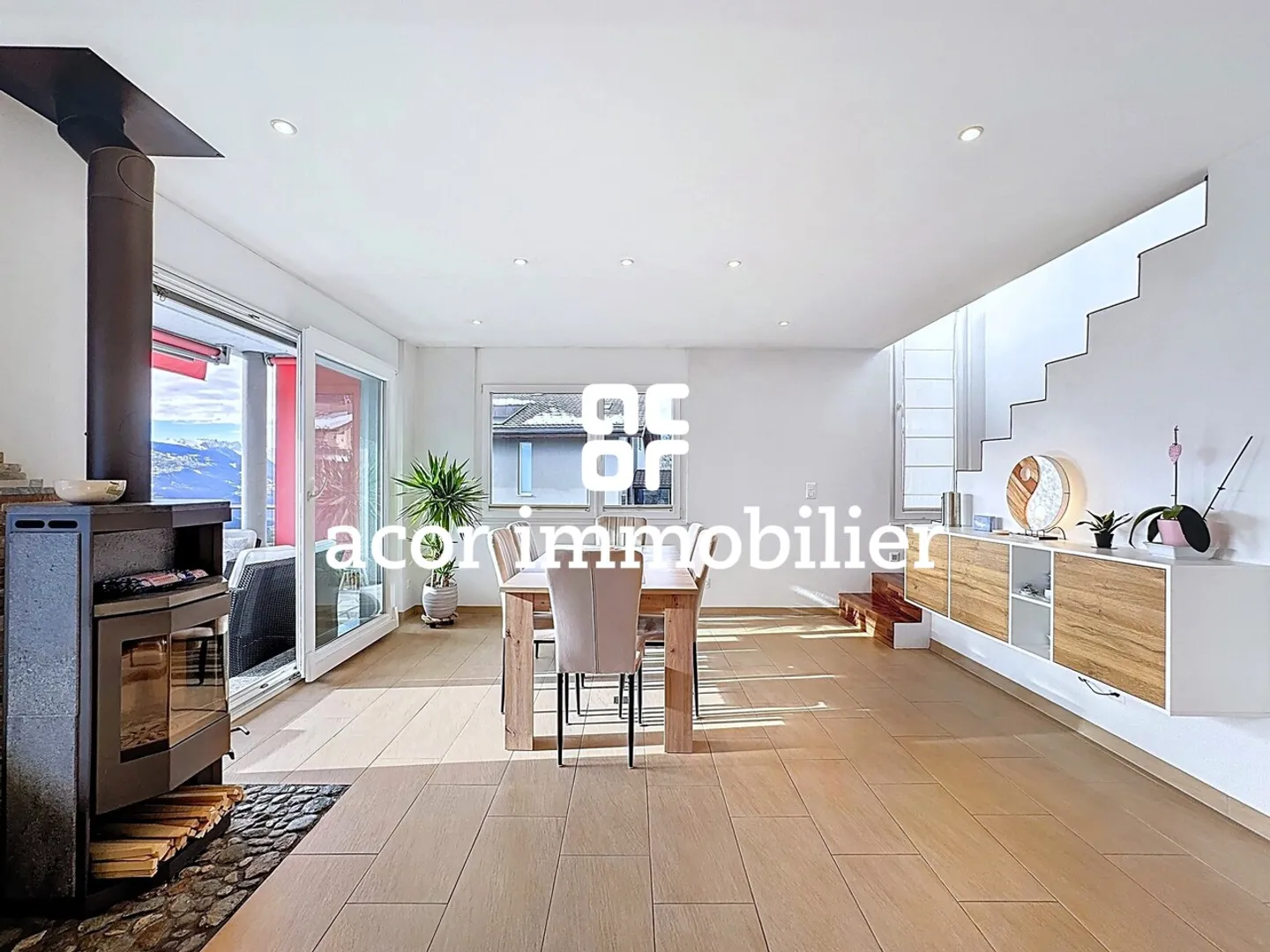 Arbaz - Duplex 5½ en attique - Foto 3 di 10