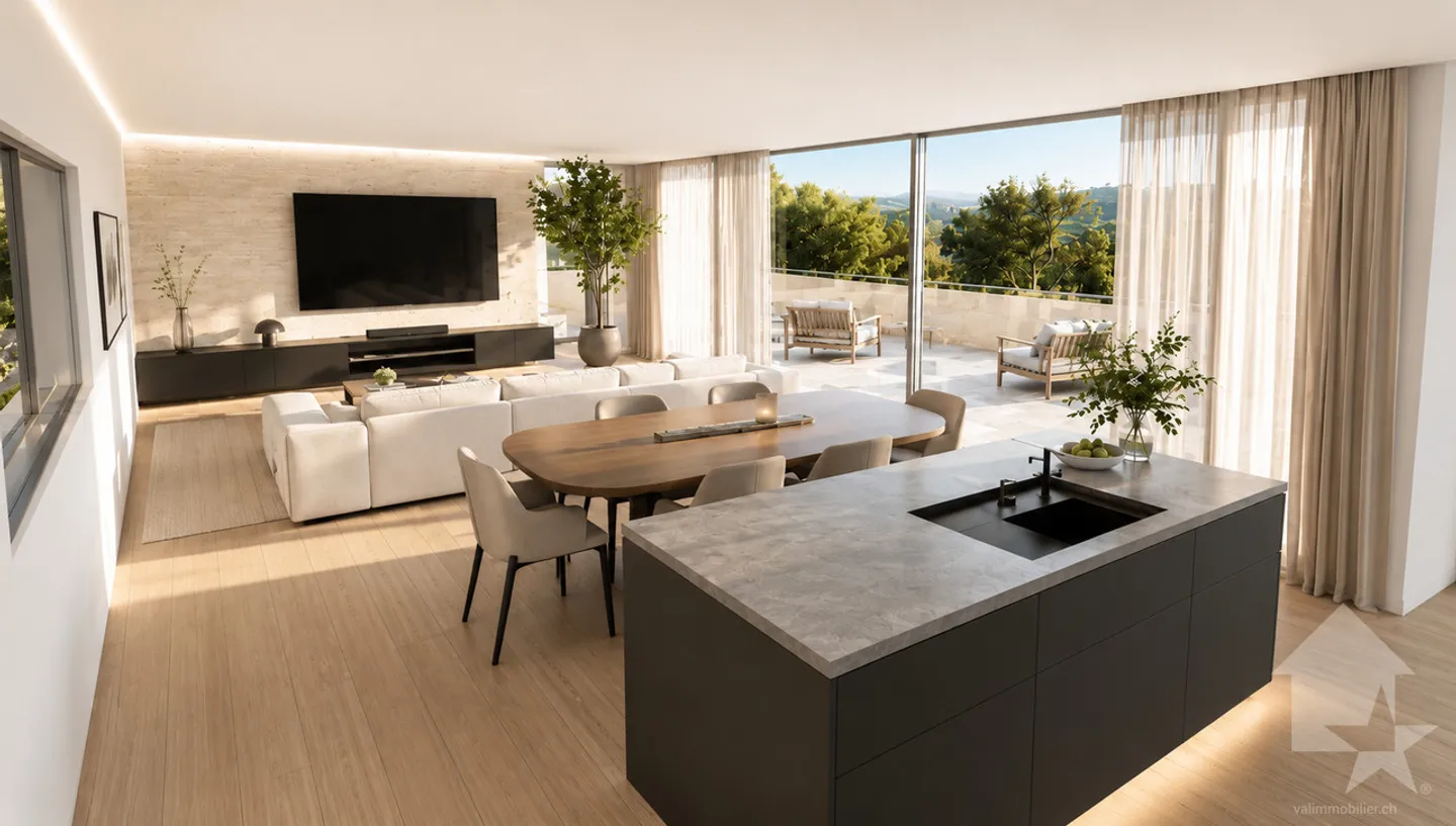 Magnifique projet d'attique de 215 m2, garage double et terrasses ! - Photo 2 of 7