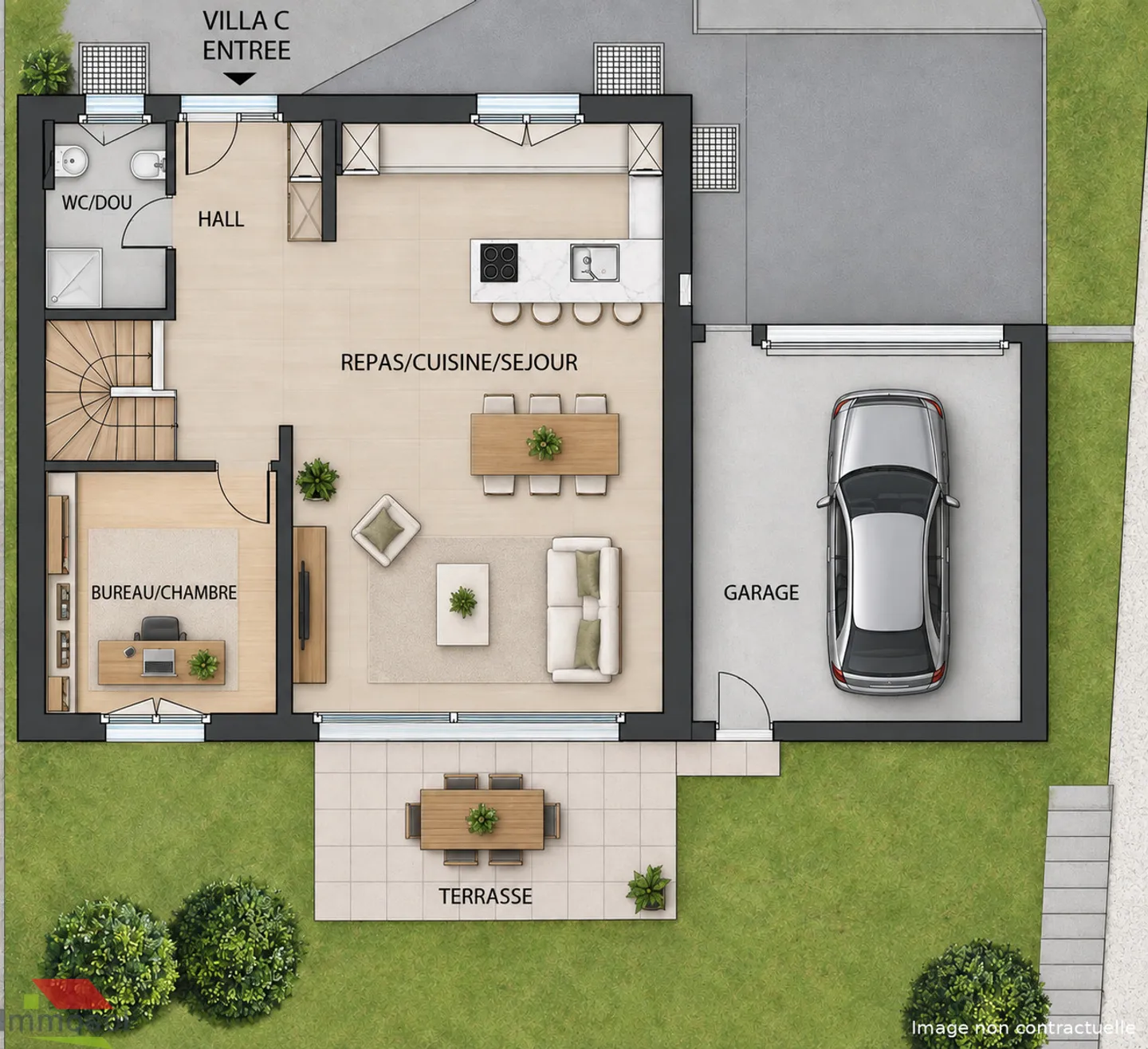 New promotion in Thierrens - Family villas 6.5p with garden - Photo 7 of 9