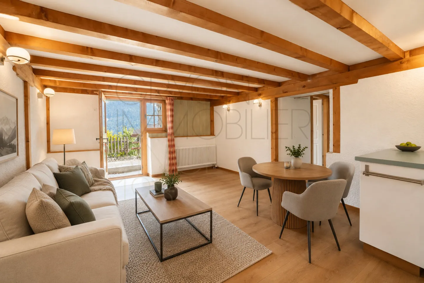 2-room apartment in the center of Gryon, everything within walking distance - Photo 4 of 11