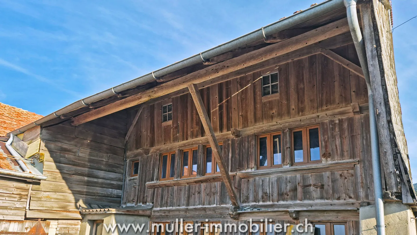 Grande ferme à rénover à quelques minutes de Bulle - Photo 12 sur 13