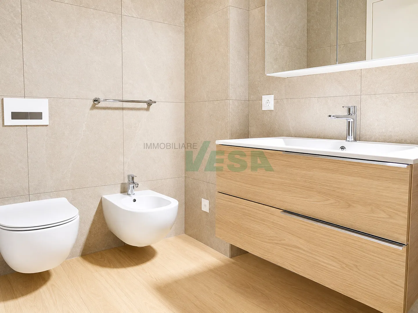 Modernes 4,5-Zimmer-Apartment mit schöner Terrasse und privatem Garten - Foto 10 von 11
