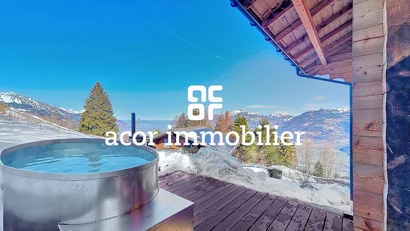 Gemütliches 3½ Chalet mit atemberaubendem Blick - Foto 7 von 7