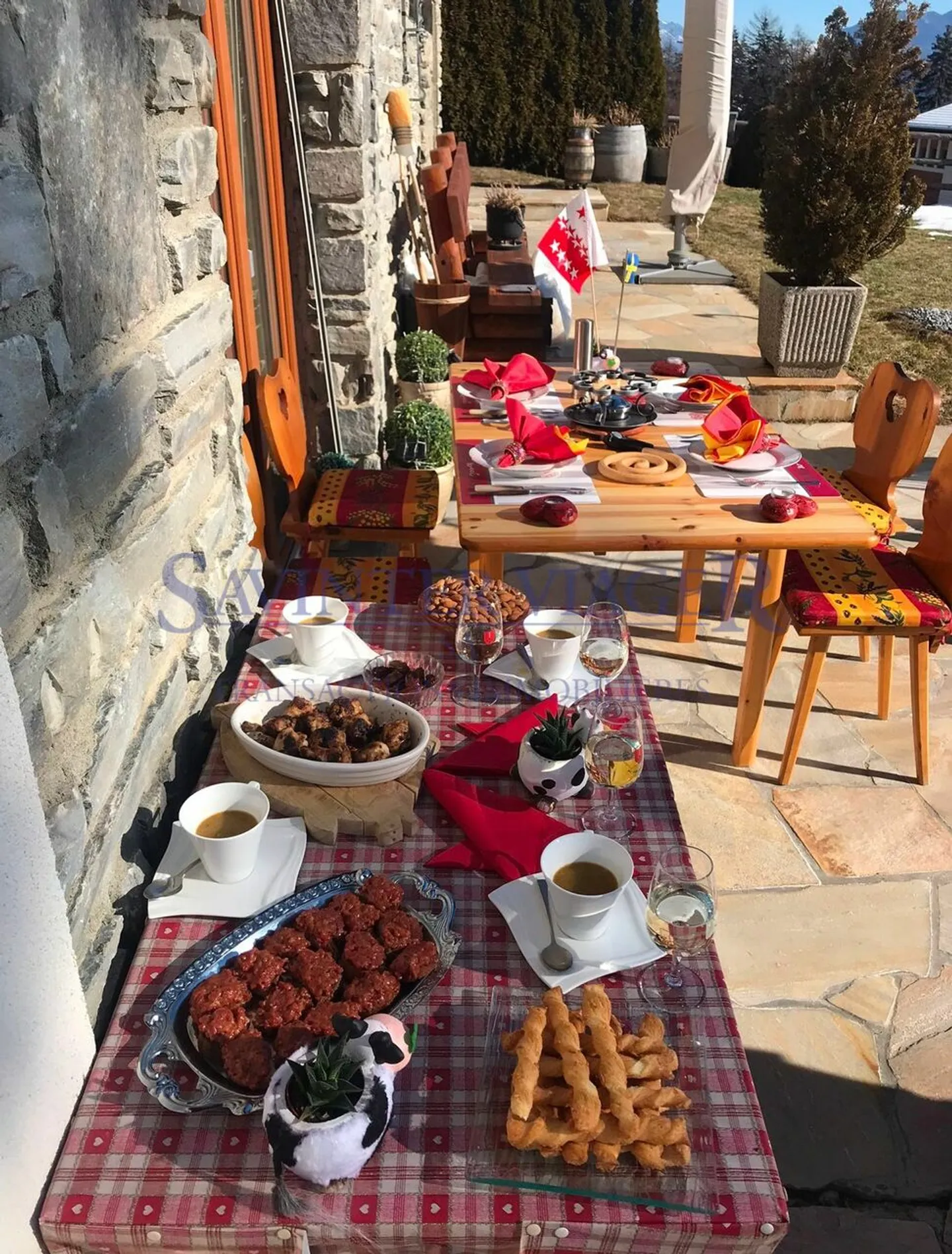 Savièse, Chalet rustico con una vista magnifica - Viager occupato - Foto 6 di 13