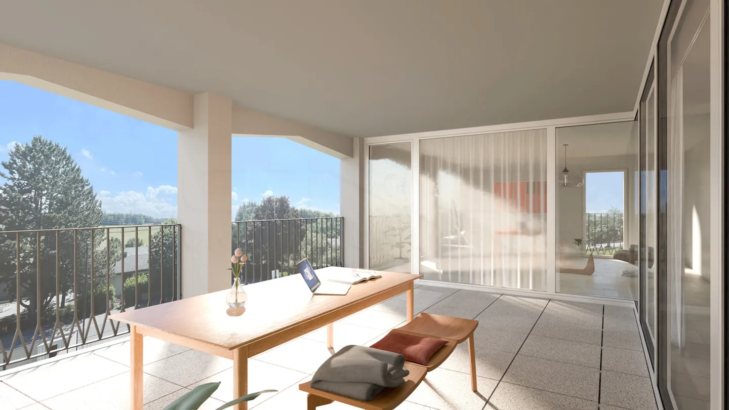 Appartement 2.5 pièces au sommet de l'immeuble ! - Photo 7 sur 12