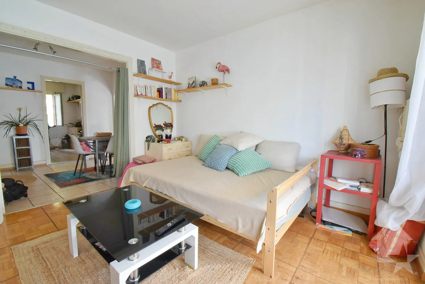 Schöne 3,5-Zimmer-Wohnung im Stadtzentrum von Sion mit Mietern - Foto 5 von 12