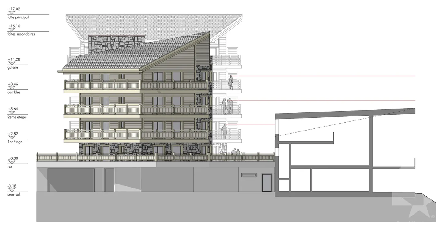 Geräumige Wohnung, 4,5 Zimmer, 151 m2, im 2. Stock eines neuen Gebäudes - Foto 11 von 13