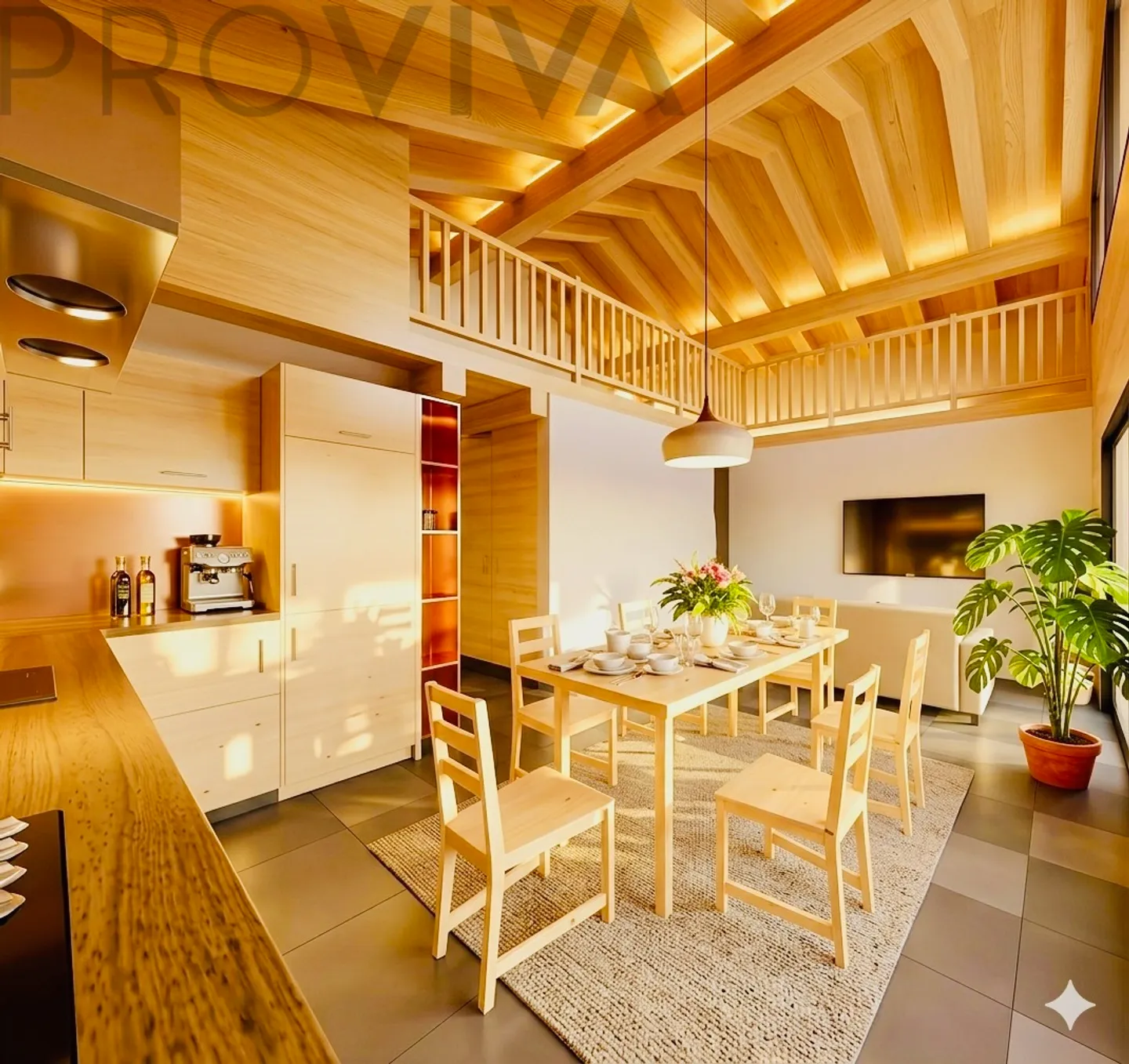 Modern Family Happiness with South Balcony and Mezzanine Storage - Photo 3 of 12