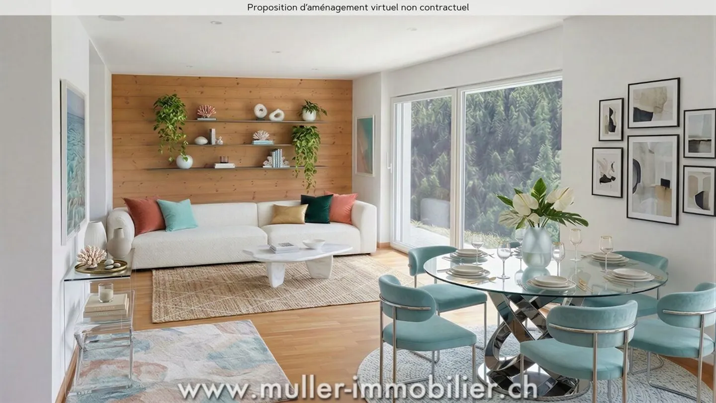 Stunning villa with breathtaking view, in the municipality of Mont-Noble - Photo 6 of 13