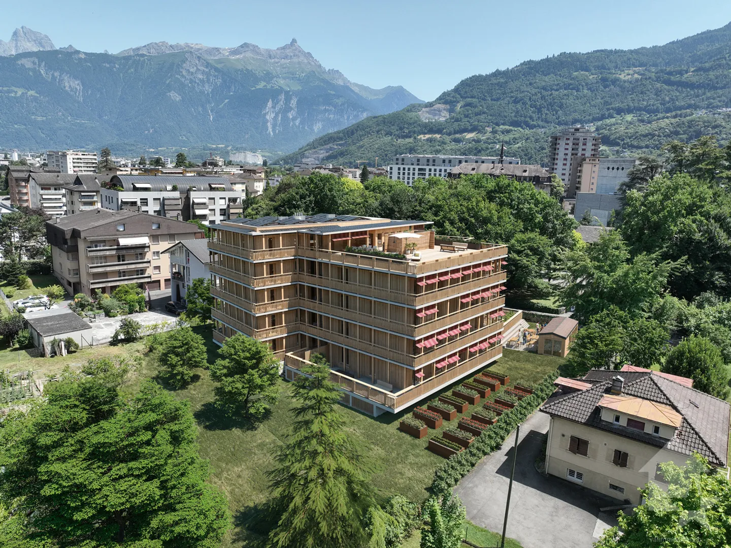 Monthey, La Kaazelle 4.5 Zimmer in einer ökologischen Förderung - Foto 1 von 13