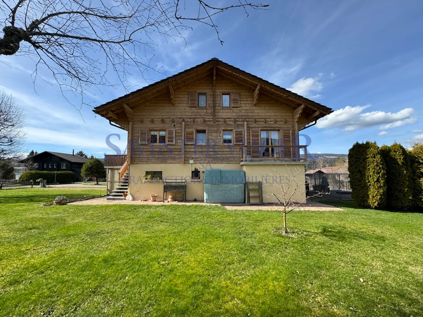 Les Bioux, Lago di Joux, Chalet - Viager occupato - Foto 8 di 13