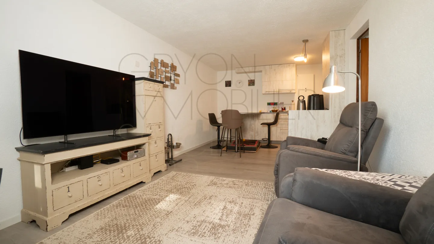 Alpe des Chaux: Renovierte 2-Zimmer-Wohnung, 200 m von den Pisten, überdachter Parkplatz - Foto 3 von 13
