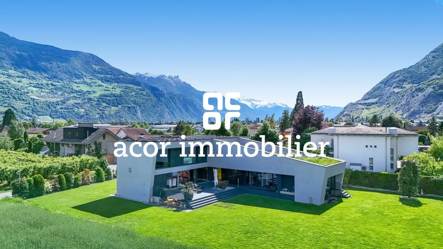 Villa contemporaine d'exception à Vétroz! - Photo 1 sur 1