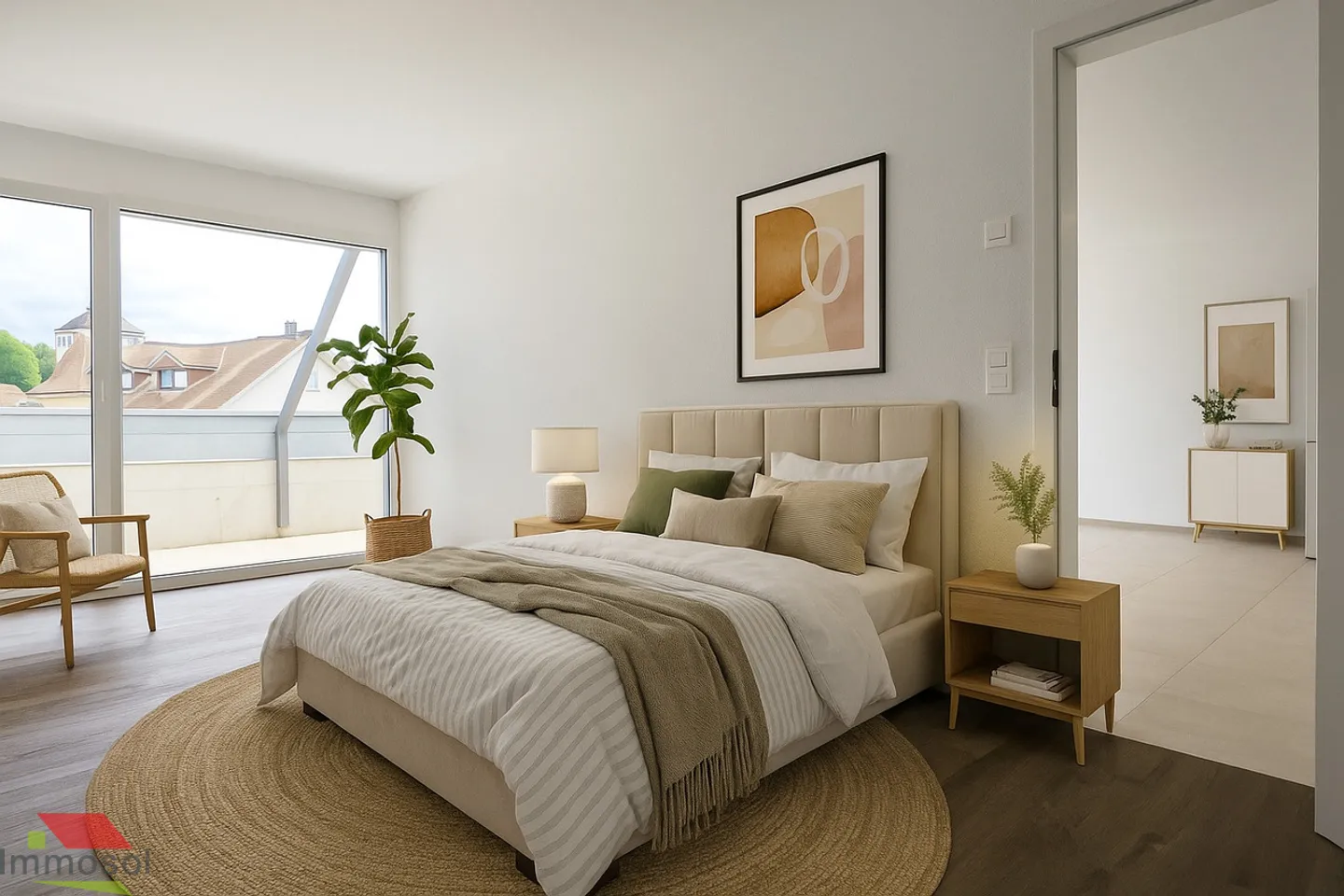 Corcelles - New 3.5 Room Apartment with Terrace and Attic - Photo 6 of 11