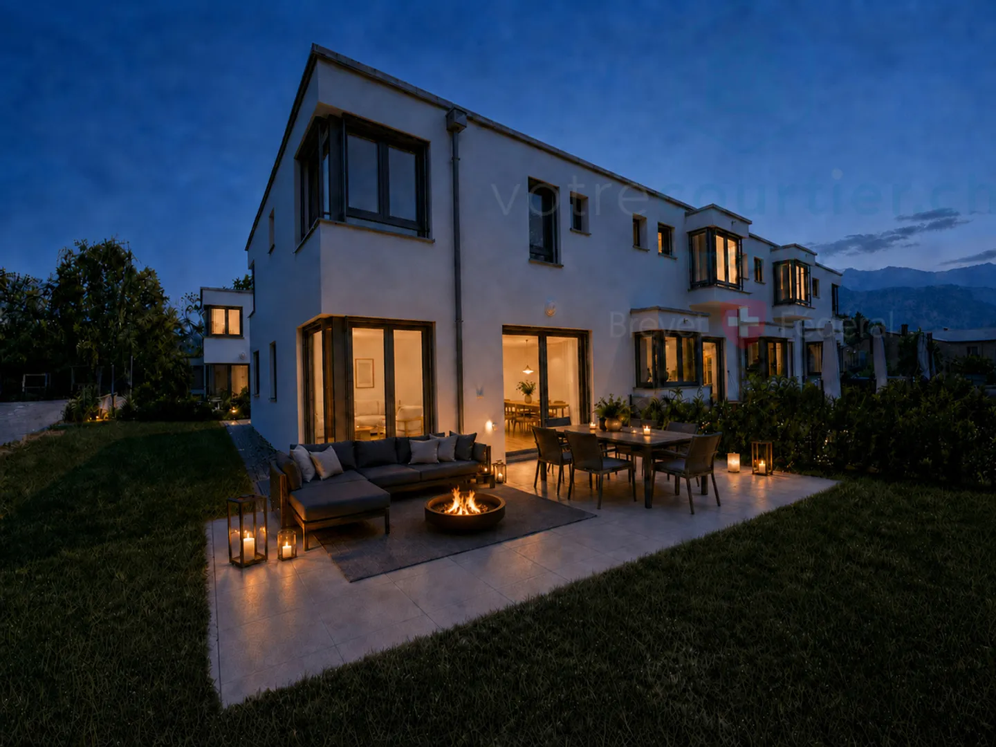 Villa contemporanea nuova con giardino - disponibile subito - Foto 2 di 13