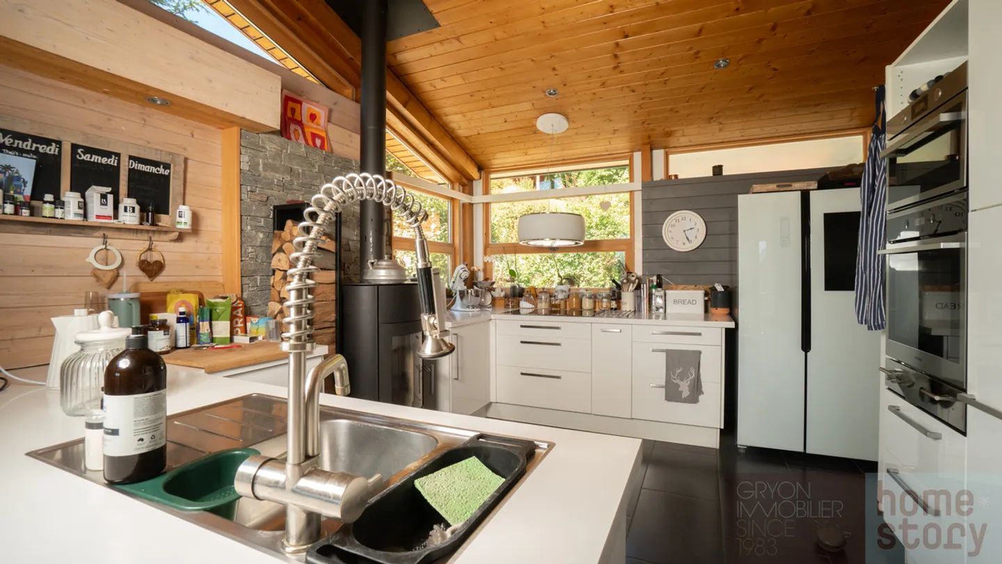 Rarità a Gryon - chalet ristrutturato, vista sulle Dents du Midi e grande giardino - Foto 7 di 13