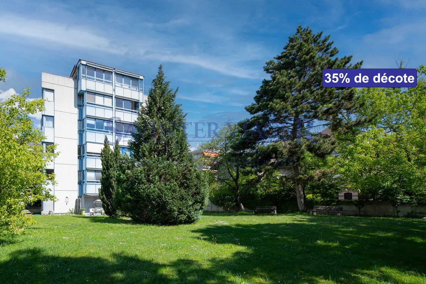 Sion - Erstklassige Lage, schöne Wohnung in besetztem Viager - Foto 1 von 10
