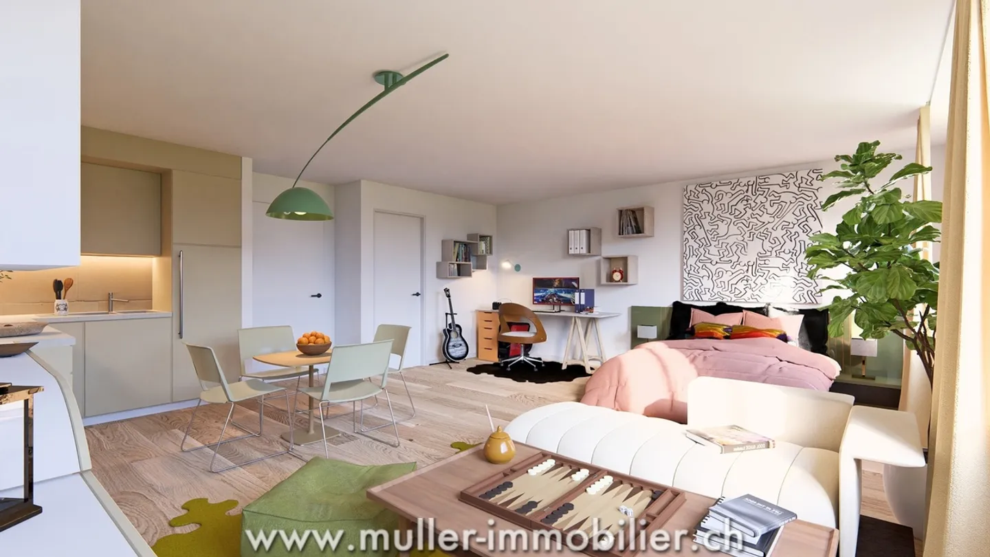 Bellissimo studio luminoso senza affacci, che offre privacy e tranquillità. - Foto 1 di 12