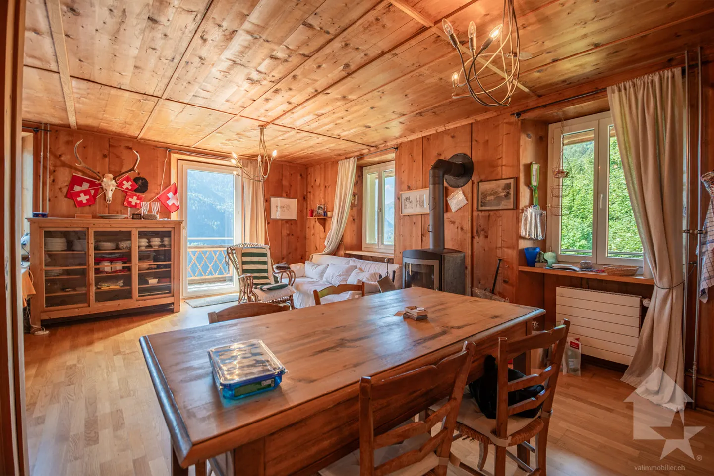 Duplex con vista eccezionale sul ghiacciaio del Trient - Foto 2 di 13