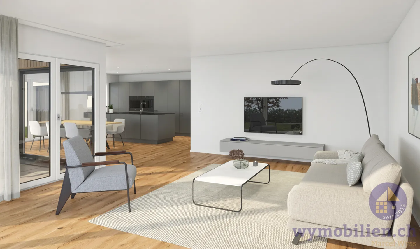 Modernes Mehrfamilienhaus in Aefligen - Foto 8 von 13