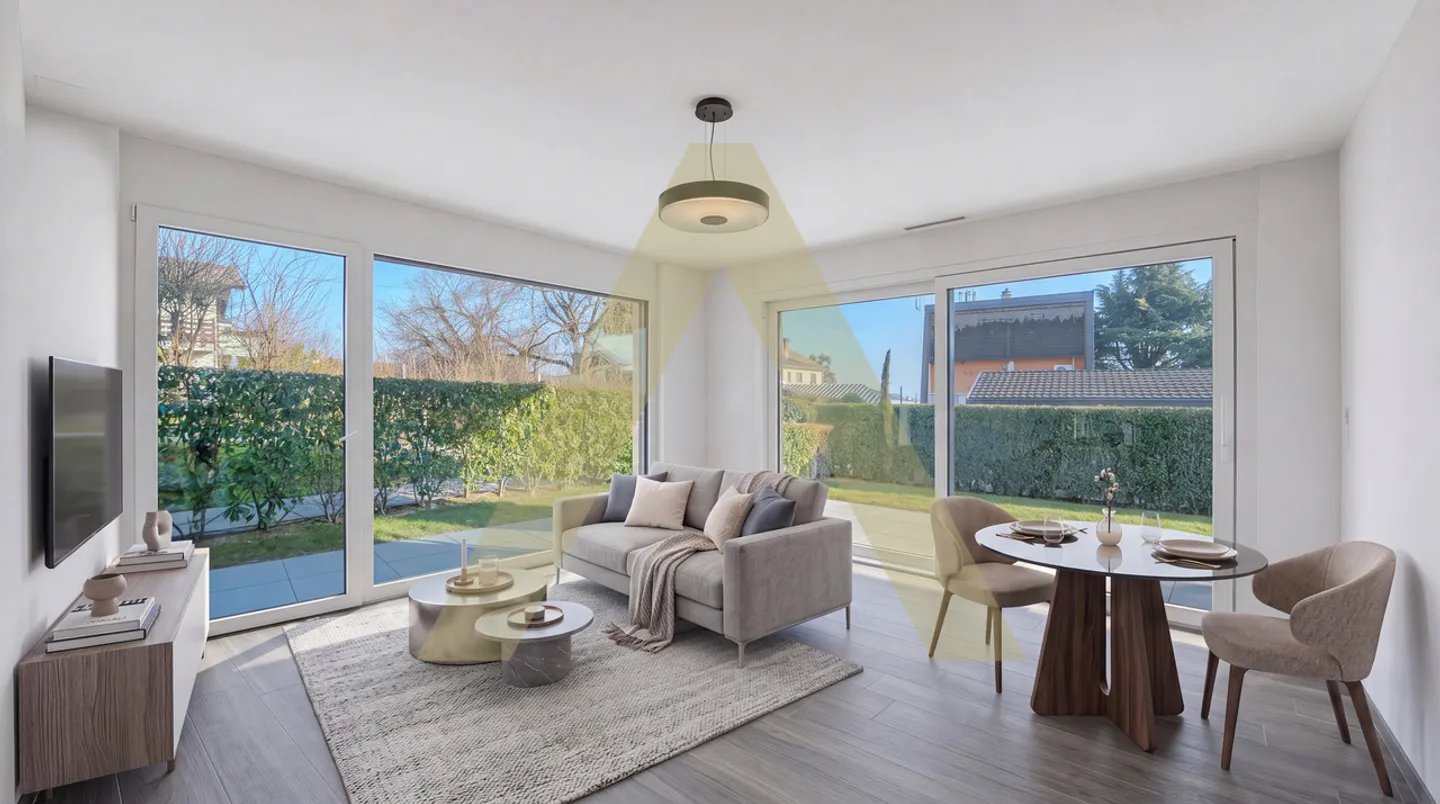 Luxury 2.5-room apartment with garden - Photo 2 of 6