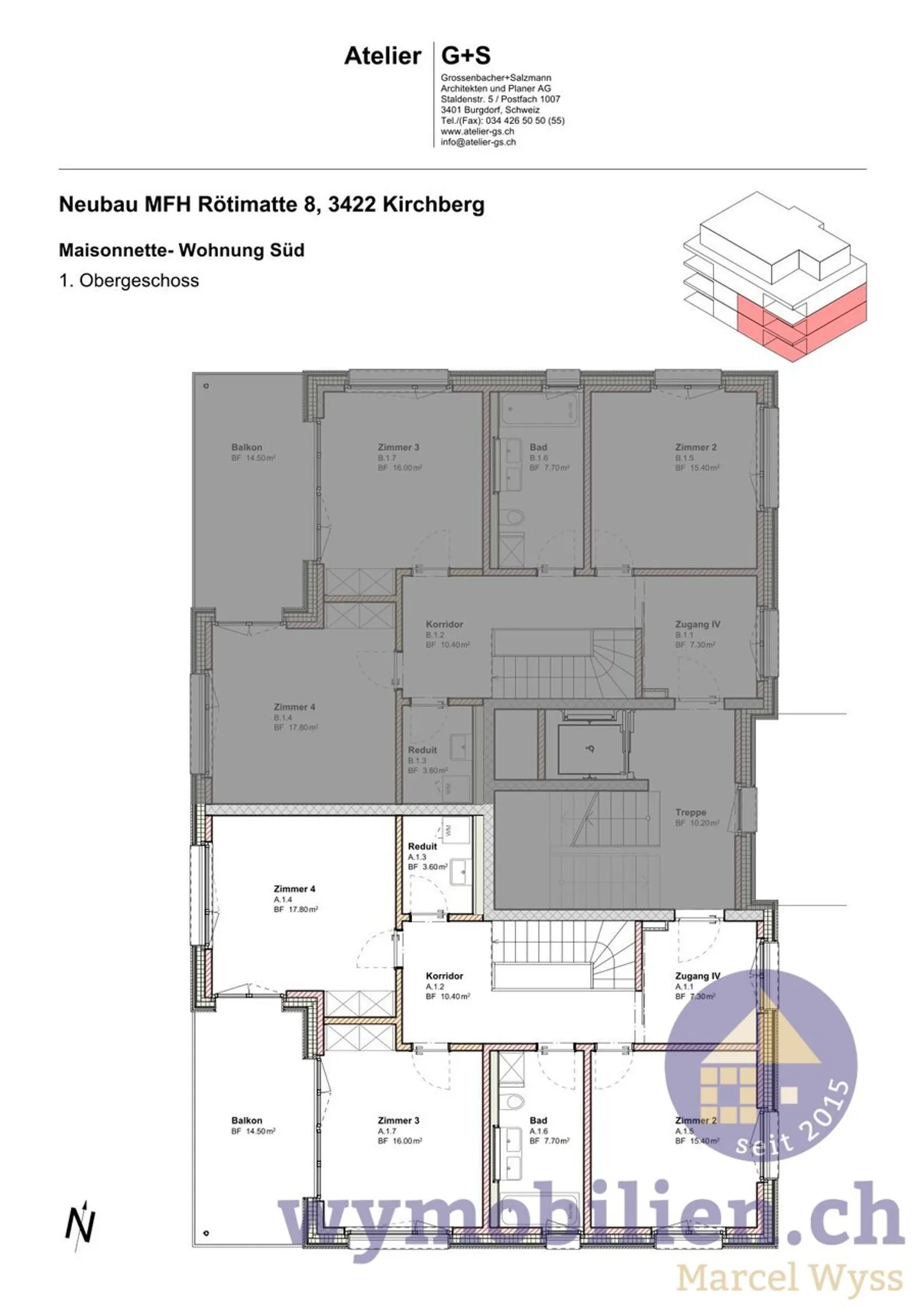 Exklusive Maisonette mit Garten - Foto 9 von 11
