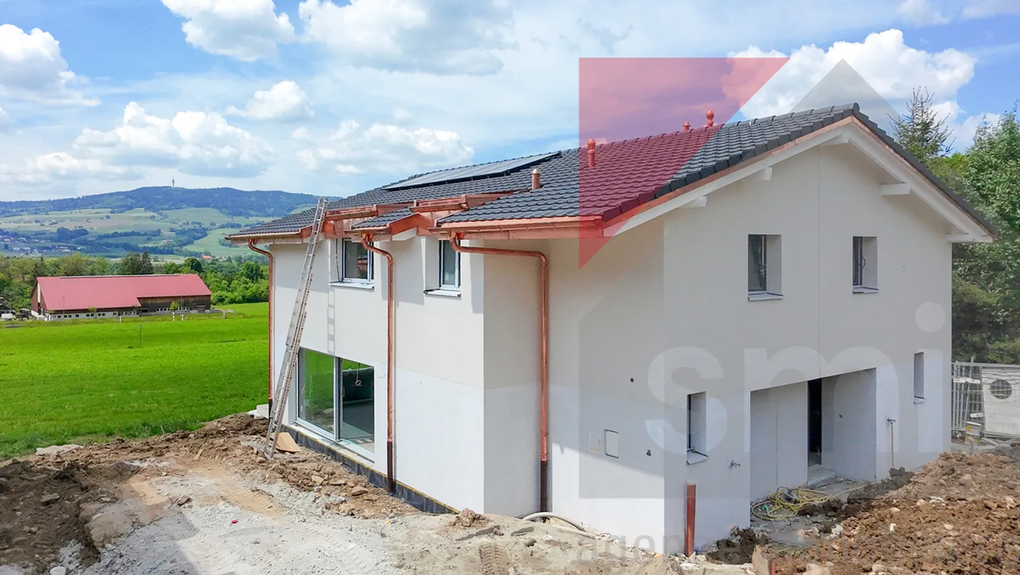 Eine neue 5,5-Zimmer-Villa in Corbières am Rande von landwirtschaftlichem Gebiet, mit Blick auf den See - Foto 5 von 8