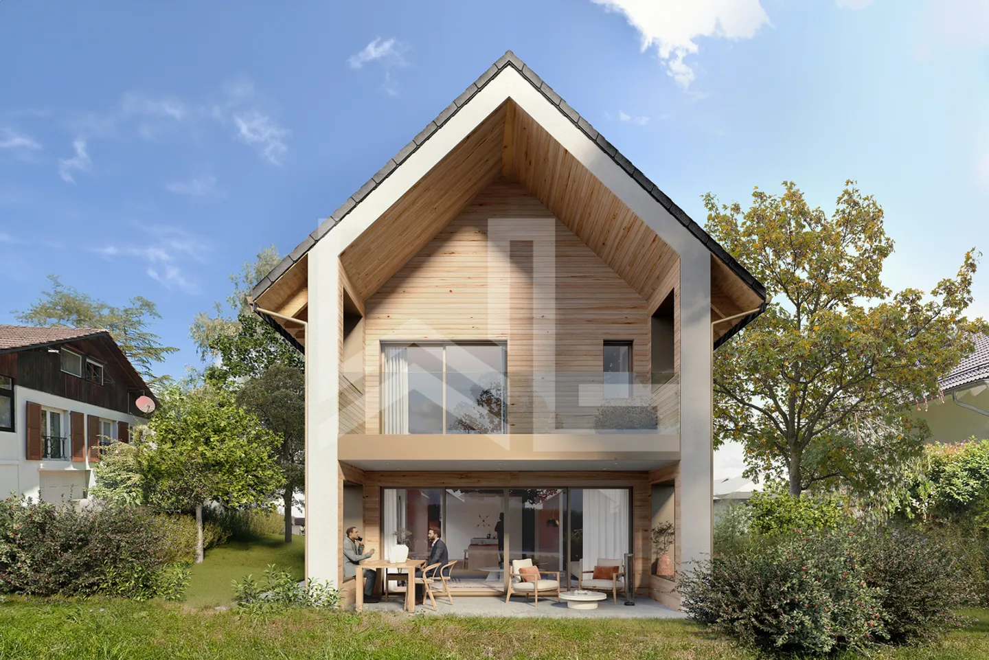 Außergewöhnliche Villa im Herzen der Natur - Baugenehmigung in Kraft - Foto 3 von 8