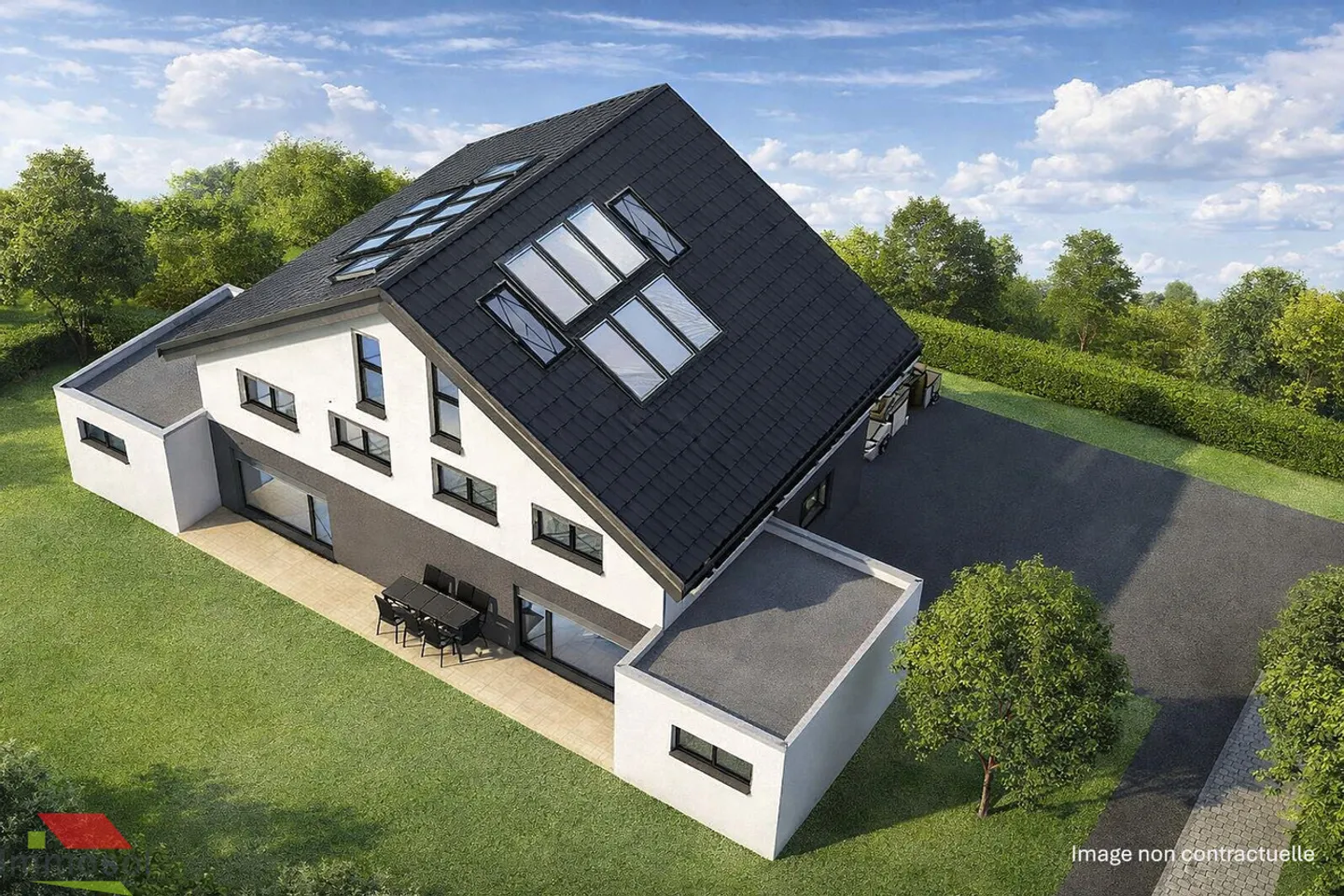 Twin House on Plan - 5.5 Rooms - Basement - Garden - Garage - Photo 4 of 8