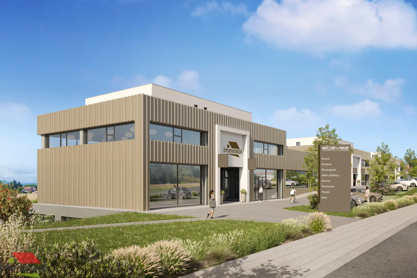 Le Mont - Office for rent of 120 m2 on the 1st floor - New Building - Photo 1 of 7