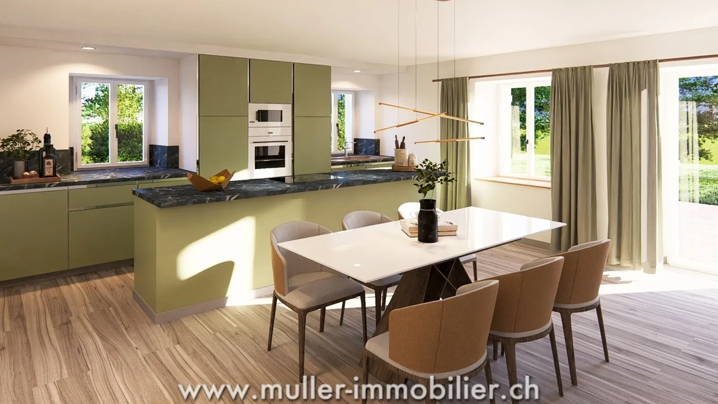Wunderschönes Reihenhaus mit 6 Zimmern und grünem Grundstück! - Foto 6 von 13