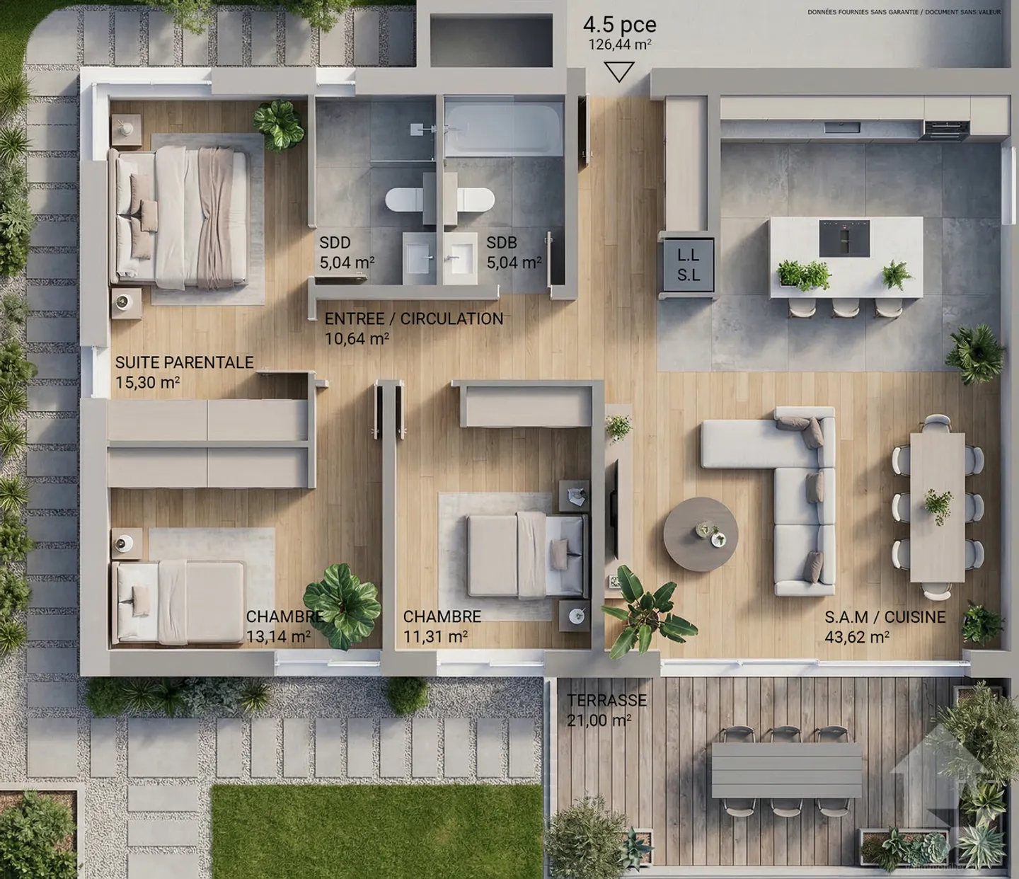 Appartement spacieux à Plan-Conthey - Photo 2 sur 12