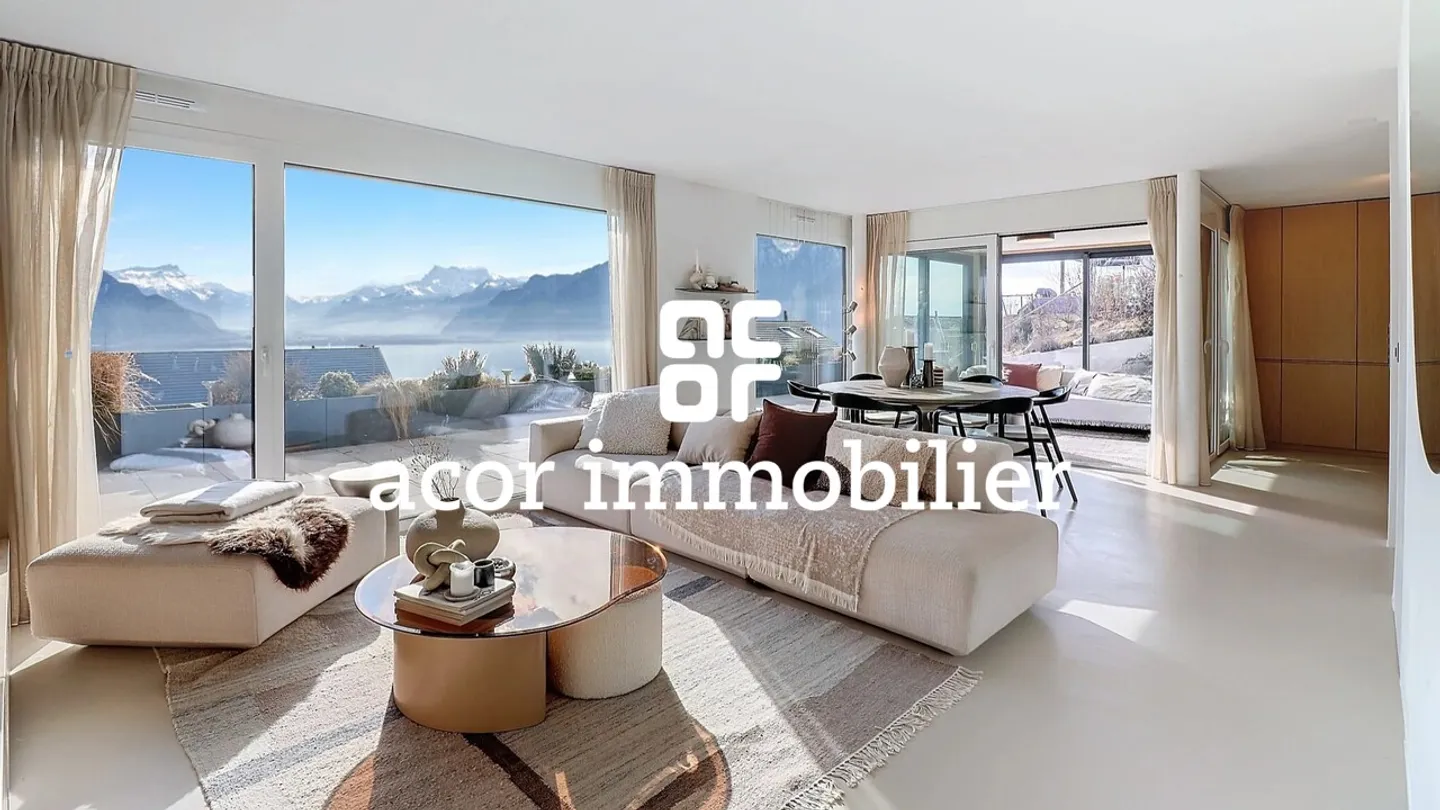 Elegante villa di 4.5 locali con vista mozzafiato sul Lago di Ginevra - Foto 2 di 8