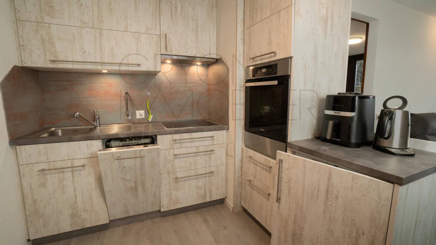 Alpe des Chaux: Renovierte 2-Zimmer-Wohnung, 200 m von den Pisten, überdachter Parkplatz - Foto 5 von 13