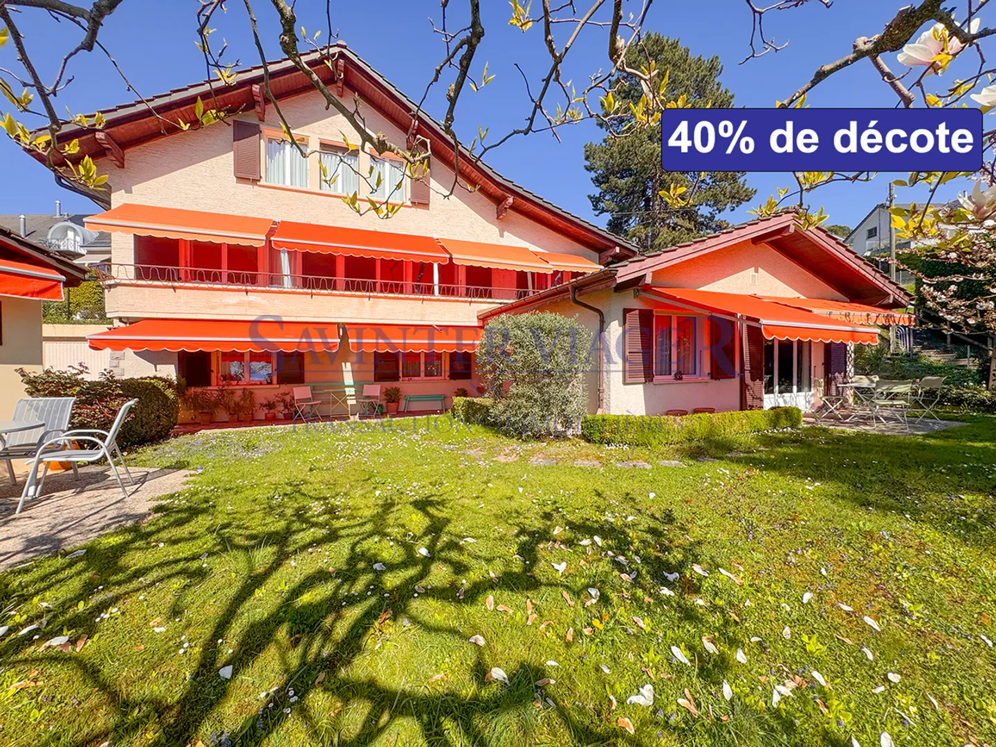 Blonay, Schönes Haus mit 2 Wohnungen - Besetzte Leibrente - Foto 1 von 13
