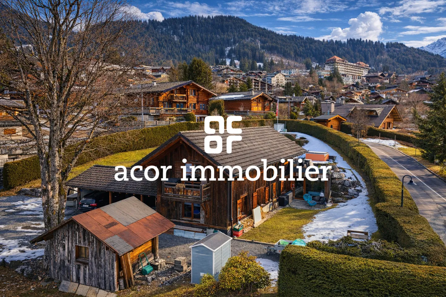 Authentisches und raffiniertes Chalet ideal im Zentrum von Villars gelegen - Foto 1 von 6