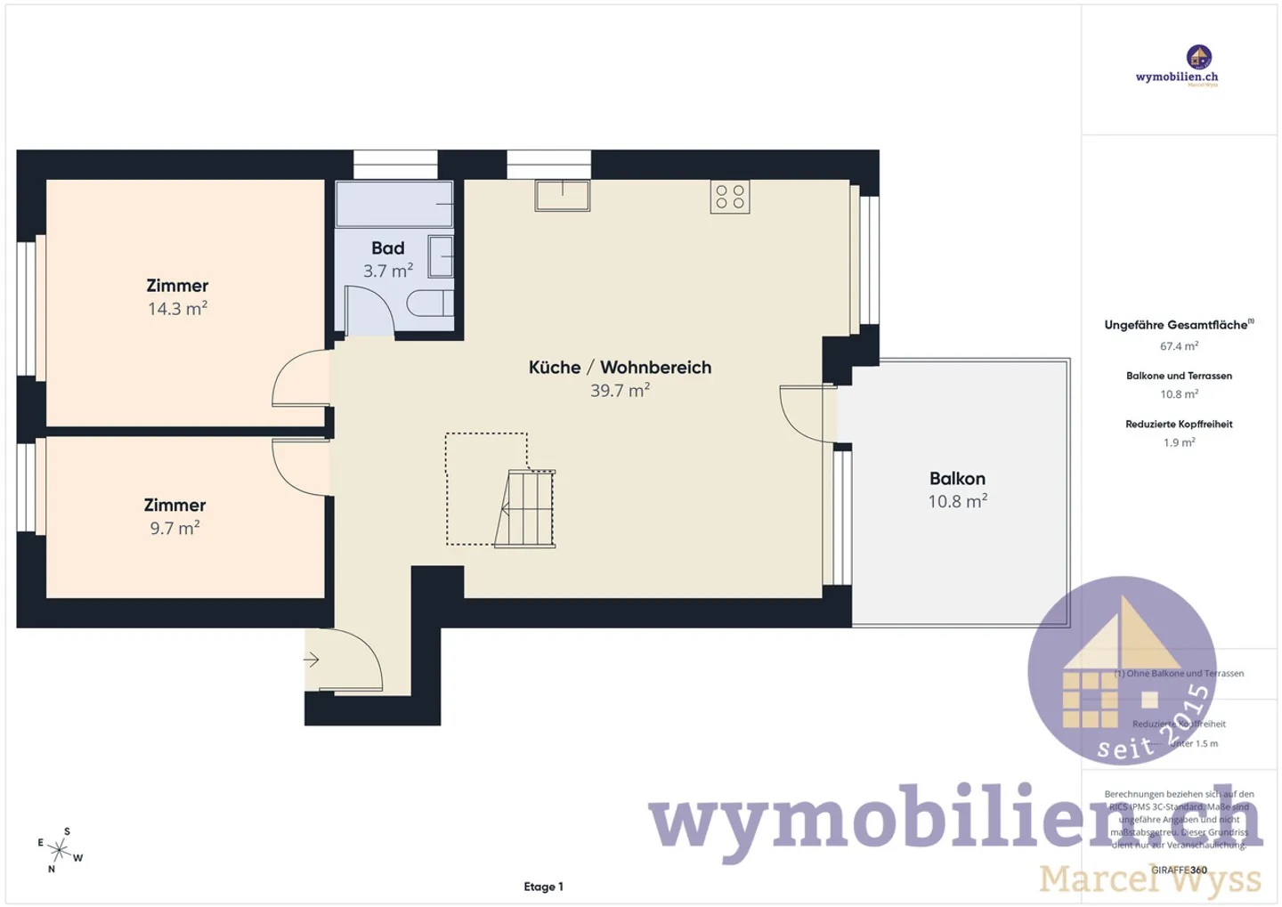 4.5-Zimmer-Maisonette in Oberönz - Kaufen ist günstiger als Mieten! - Foto 12 von 13