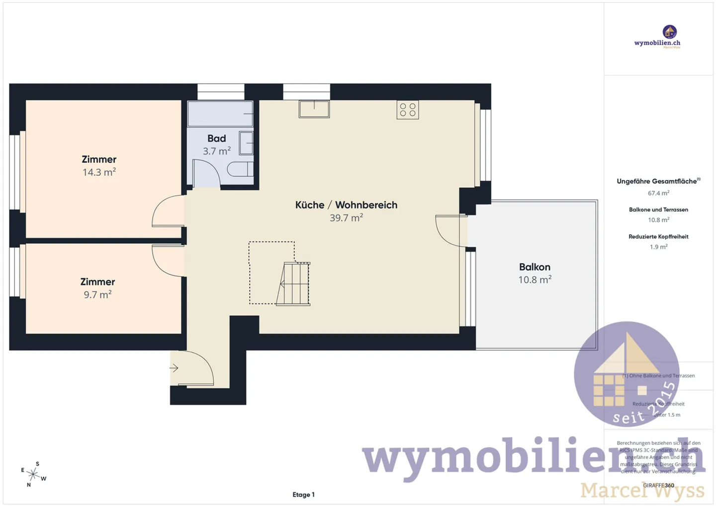 Charmante Maisonette in Oberönz - Foto 12 von 13