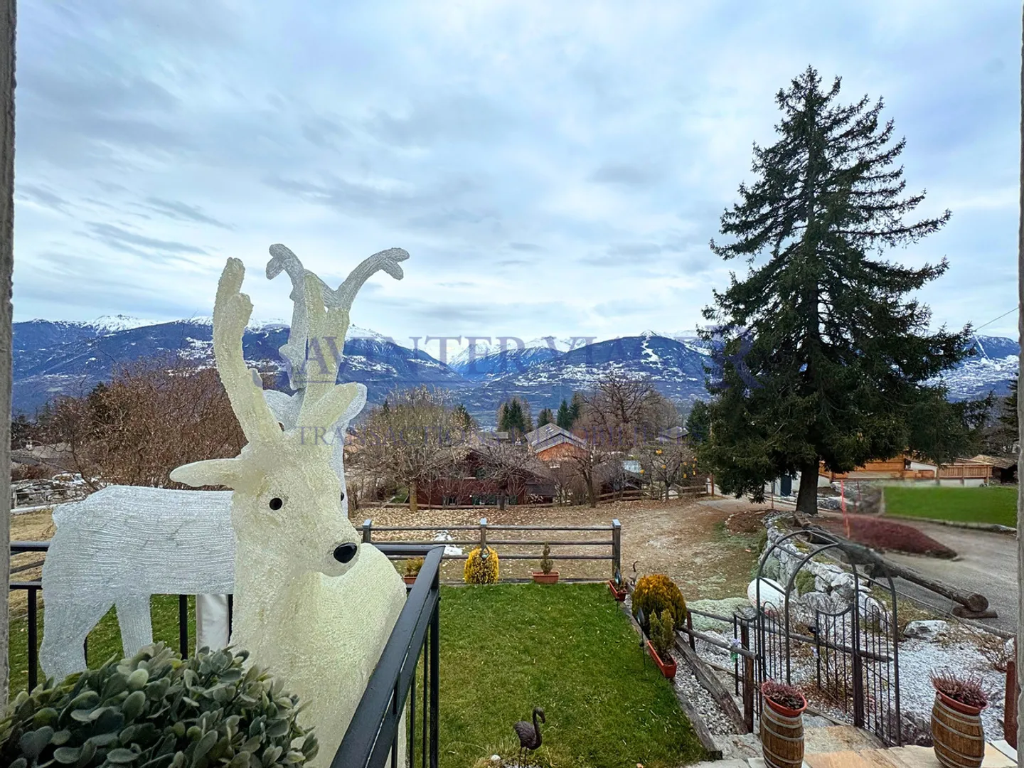 Savièse, Chalet rustico con una vista magnifica - Viager occupato - Foto 12 di 13