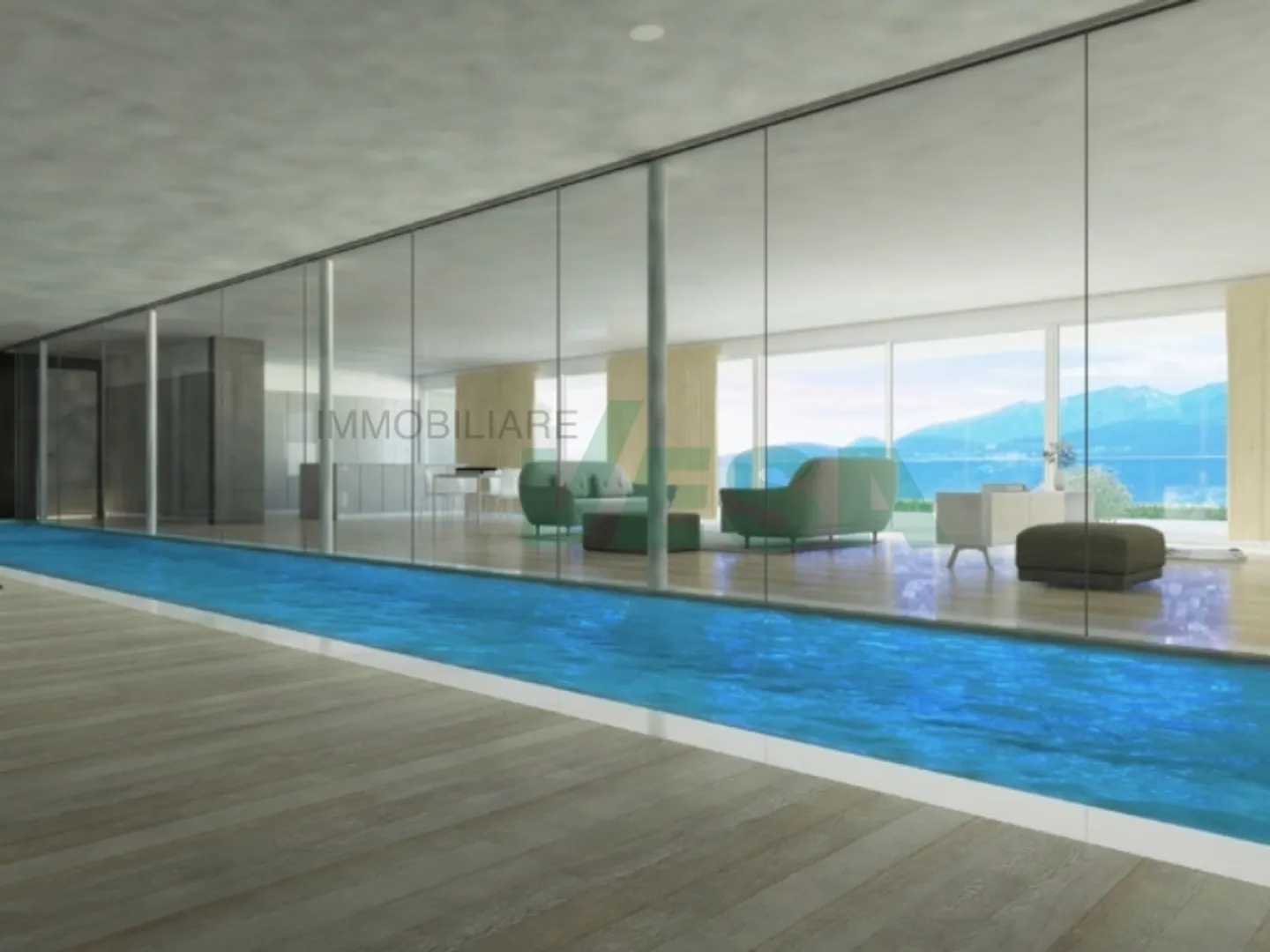 Nouvel et superbe appartement avec belle vue et piscine privée - Photo 1 sur 9