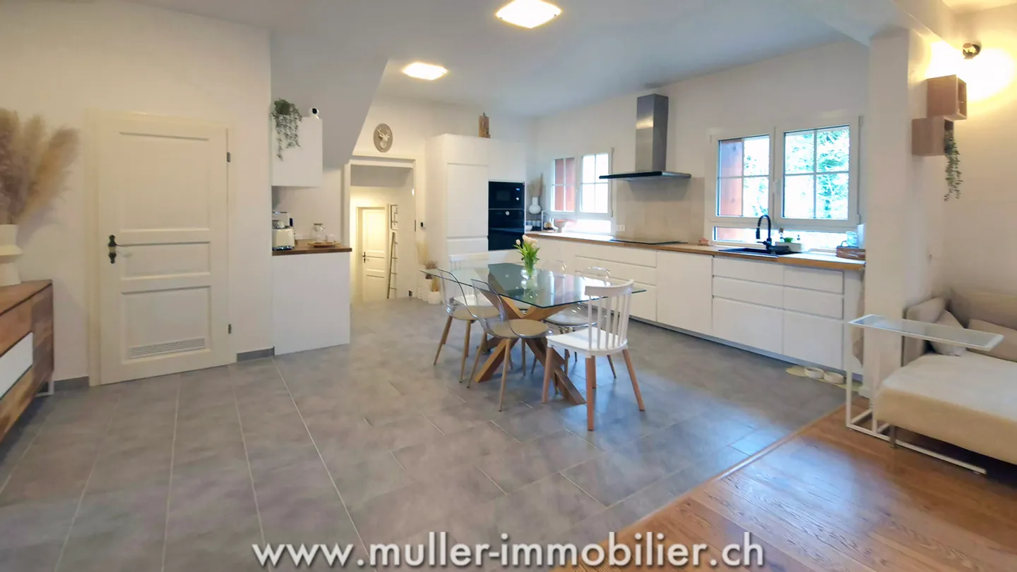 Appartement rénové avec jardin dans un ancien moulin, à Carrouge VD - Photo 2 sur 13