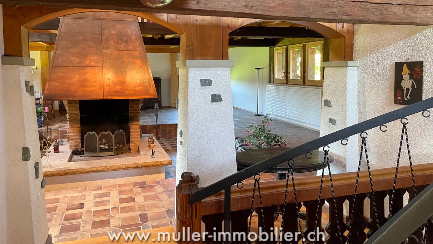 Wunderschöner renovierter Bauernhof in Grangettes-près-Romont - Foto 8 von 13