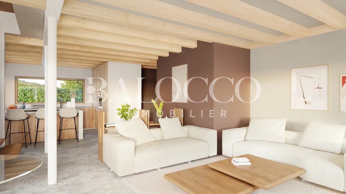 Building Permit in Force - Lot 2 - Semi-Detached Villa in the Heart of the Vaud Vineyard! - Photo 1 of 8