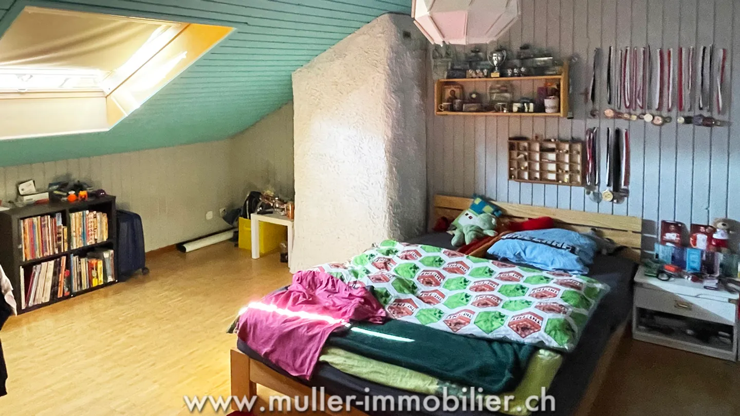 Sympathische angrenzende Villa in Gruyère - Foto 7 von 13