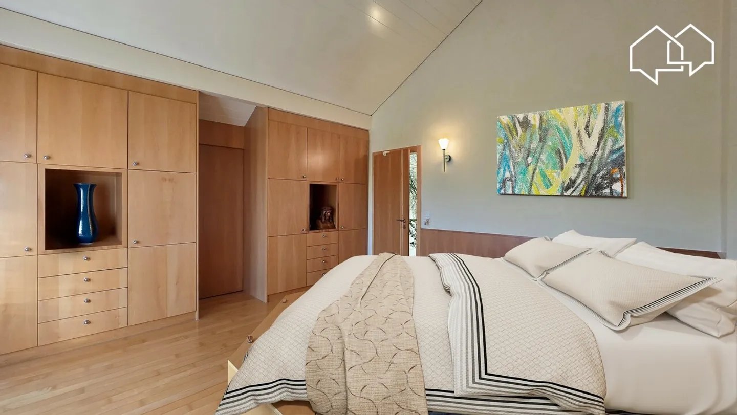 Detached 6.5 room villa with swimming pool in an idyllic setting - Photo 7 of 13