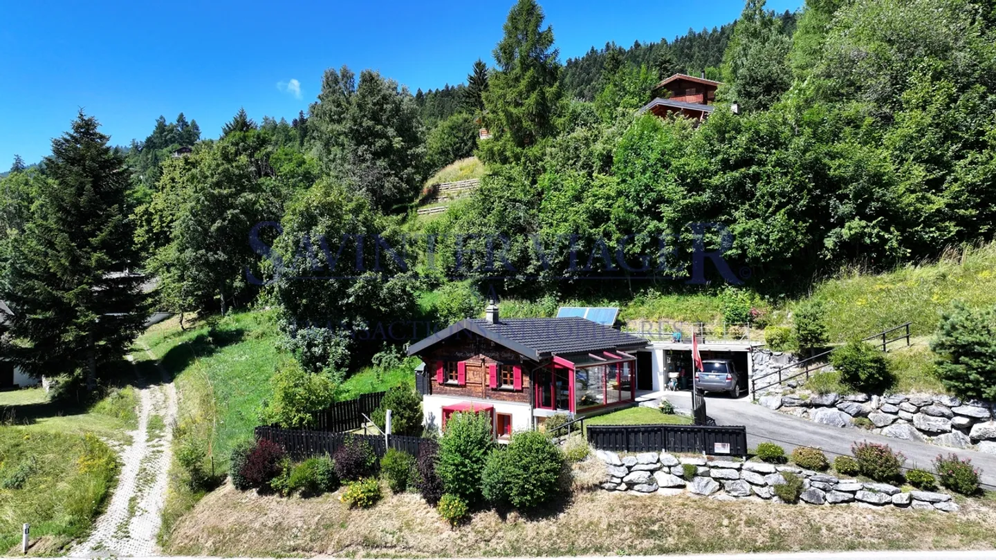 Mayens-de-Chamoson, Authentisches Chalet - Foto 1 von 13