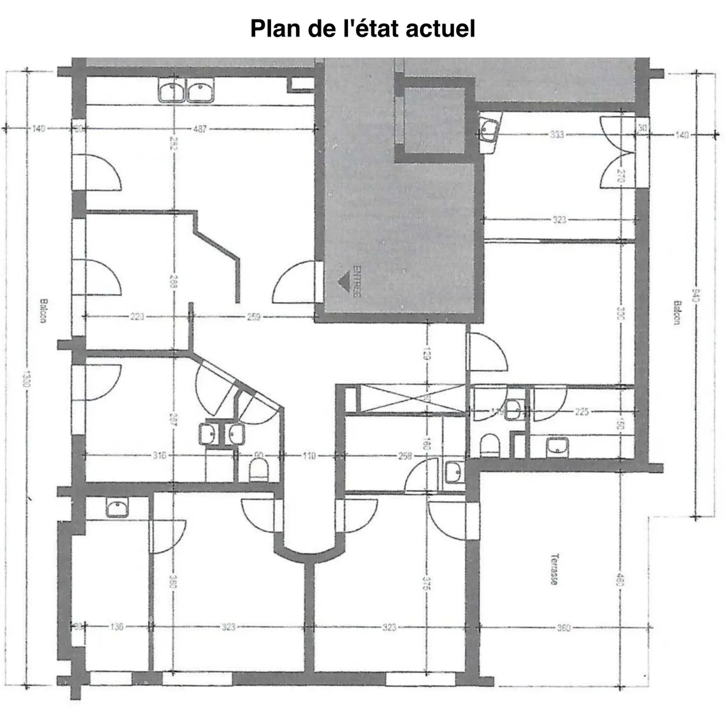 Large 5.5-room apartment to renovate, 140 m2, terrace - Photo 13 of 13