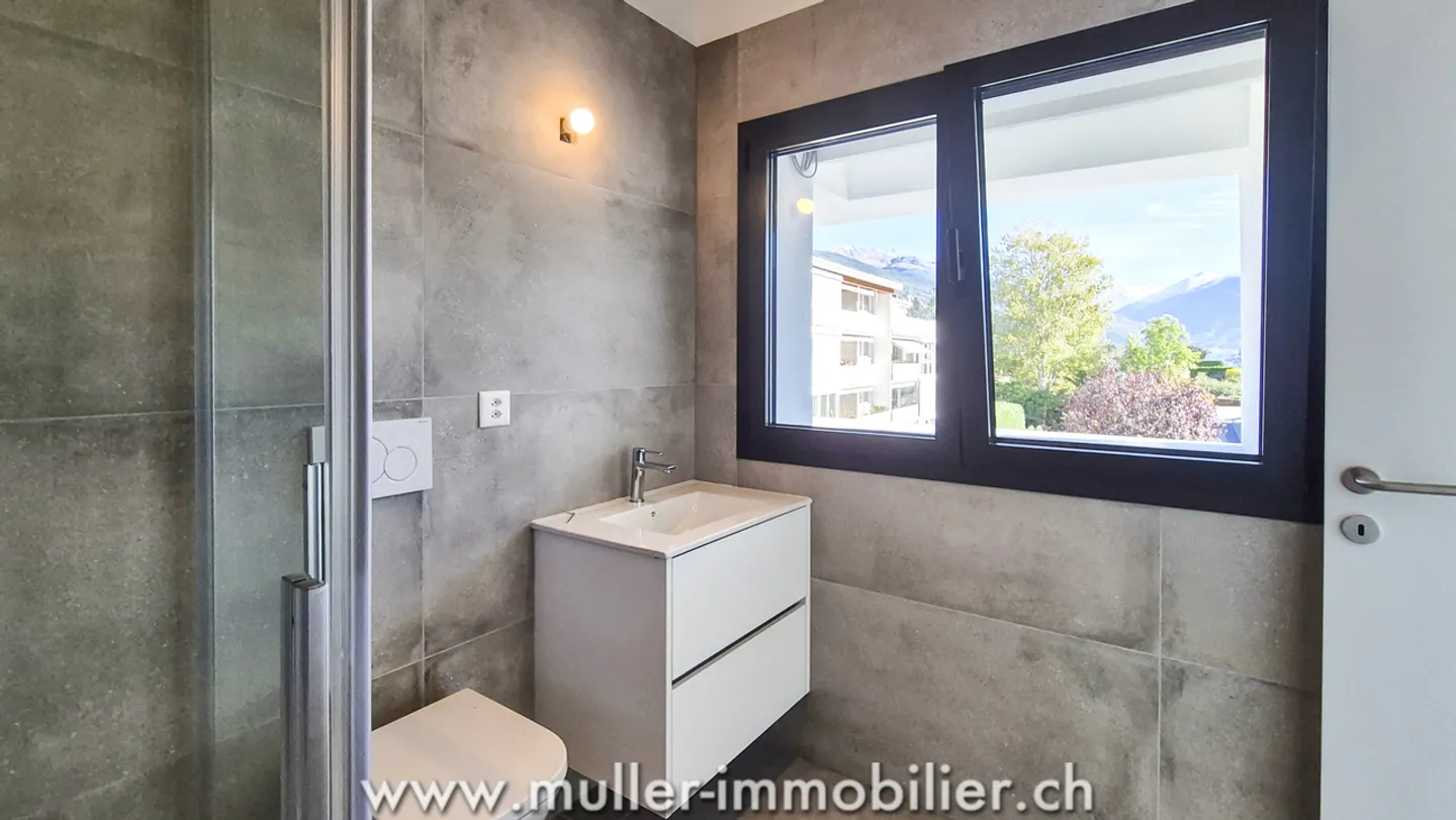 Large semi-detached villa under construction near Sion in Grimisuat - Photo 6 of 11