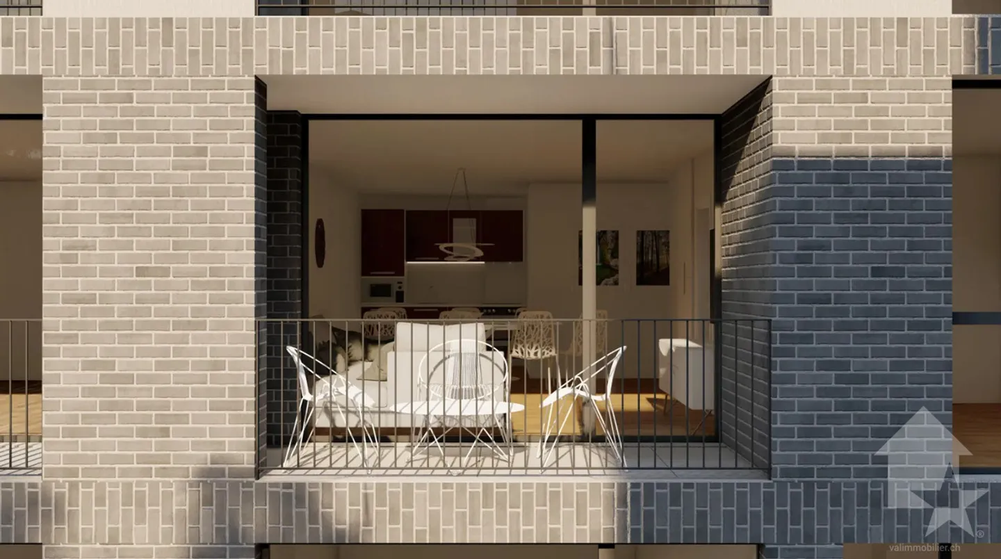 Magnificent 4.5-room apartment in the city center of Sion - Photo 12 of 13